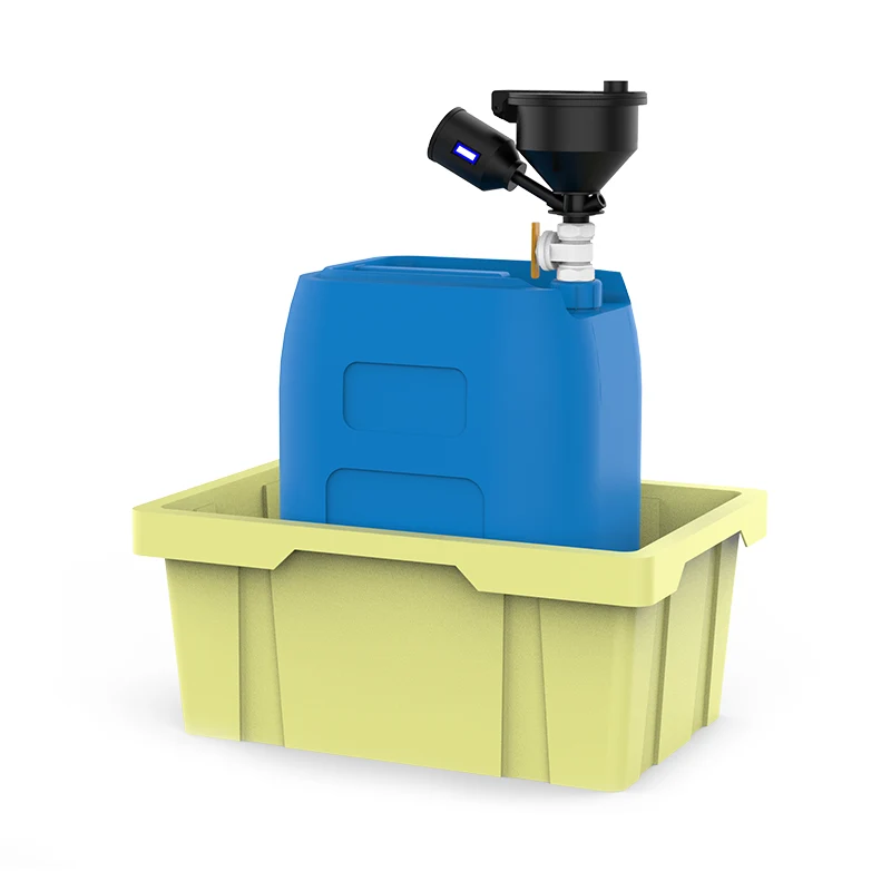 بسته های قیف زباله حلال شیمیایی