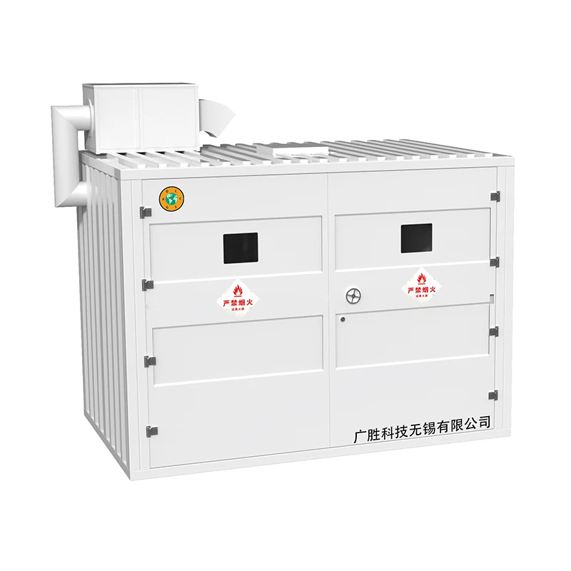 انبار ظروف ذخیره سازی در فضای باز ضد انفجار نوع قفسه بندی